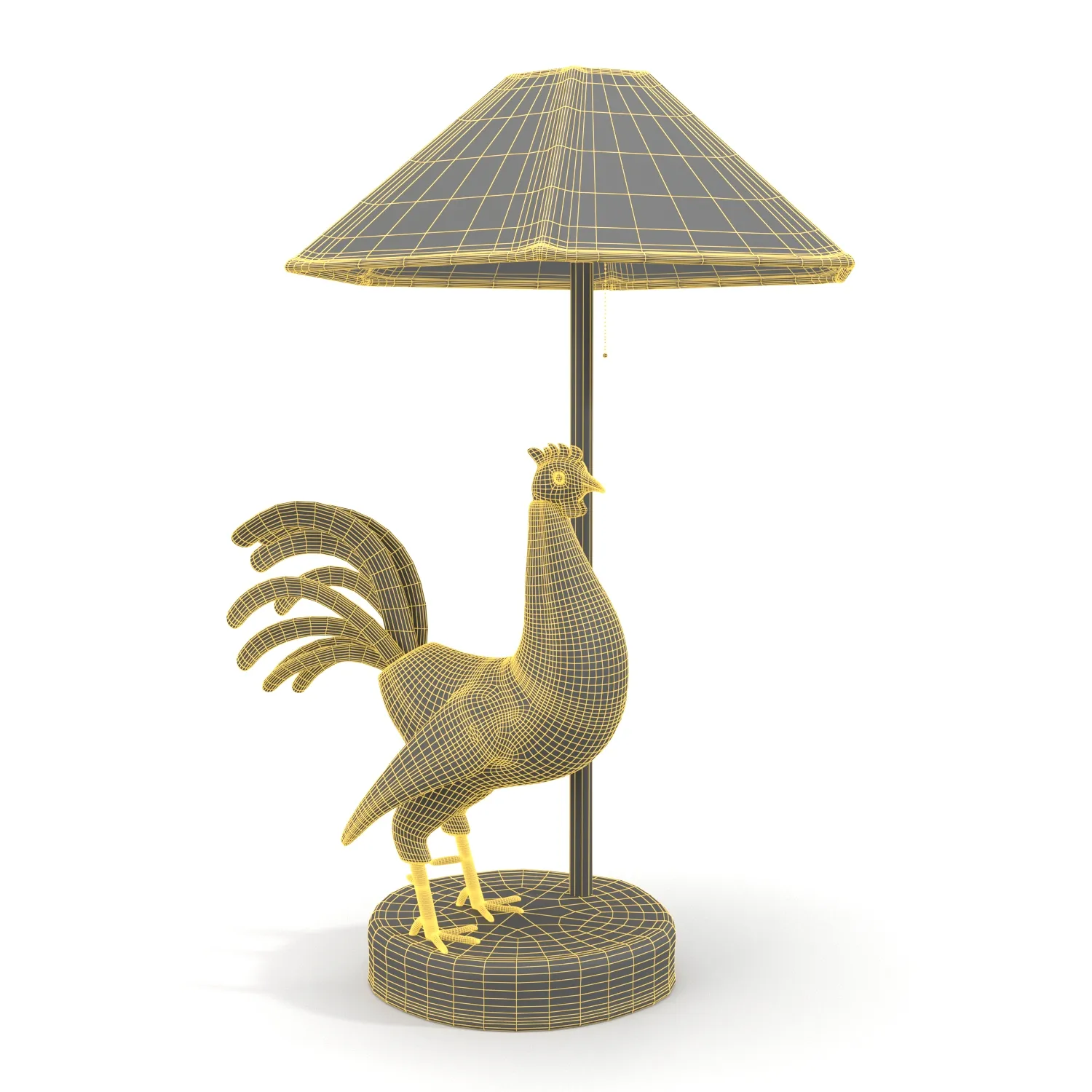 Cocorico Lamp PBR 3D Model_07